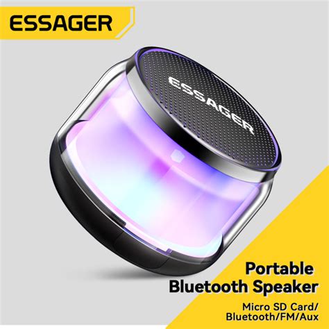memory card speaker|Essager Portable Bluetooth Memory card Speaker Super Bass .